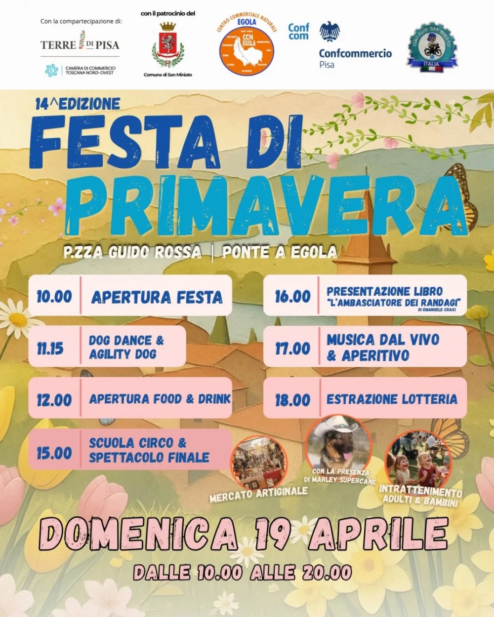 Festa di Primavera 2025 a Ponte a Egola – Eventi, programma e orari | San Miniato
