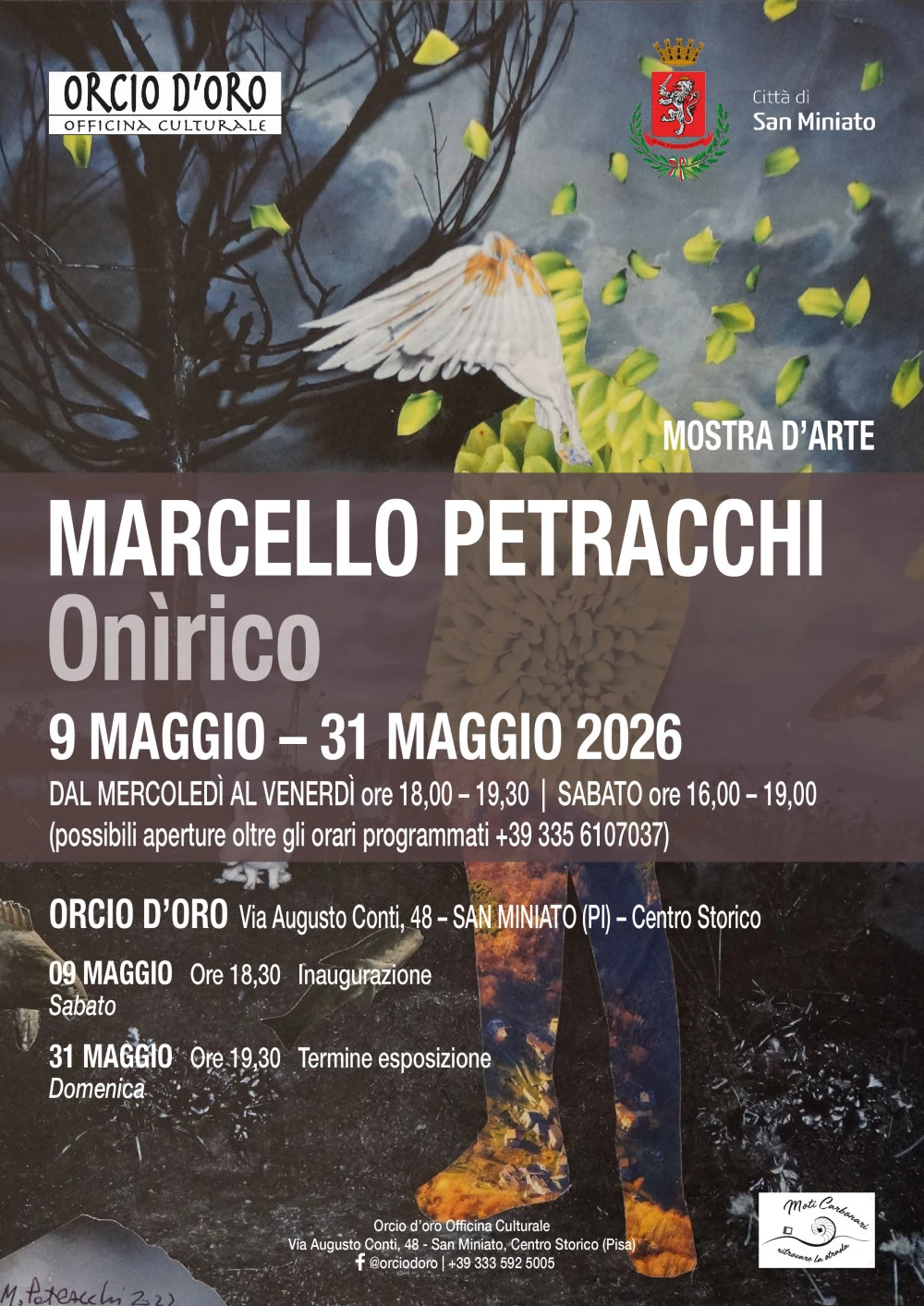 Locandina mostra orcio d'oro san miniato
